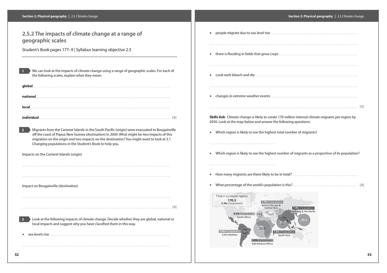 Beispielinhalt (Bild) Cambridge IGCSE(TM) Geography Workbook