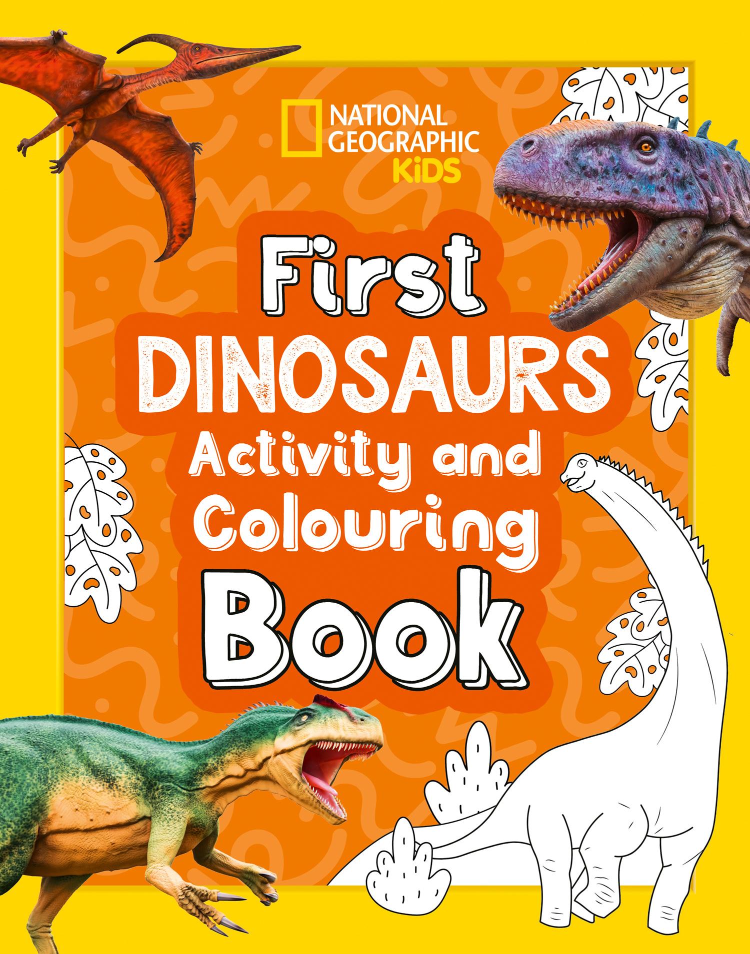 Vorderes Coverbild First Dinosaurs Activity and Colouring Book