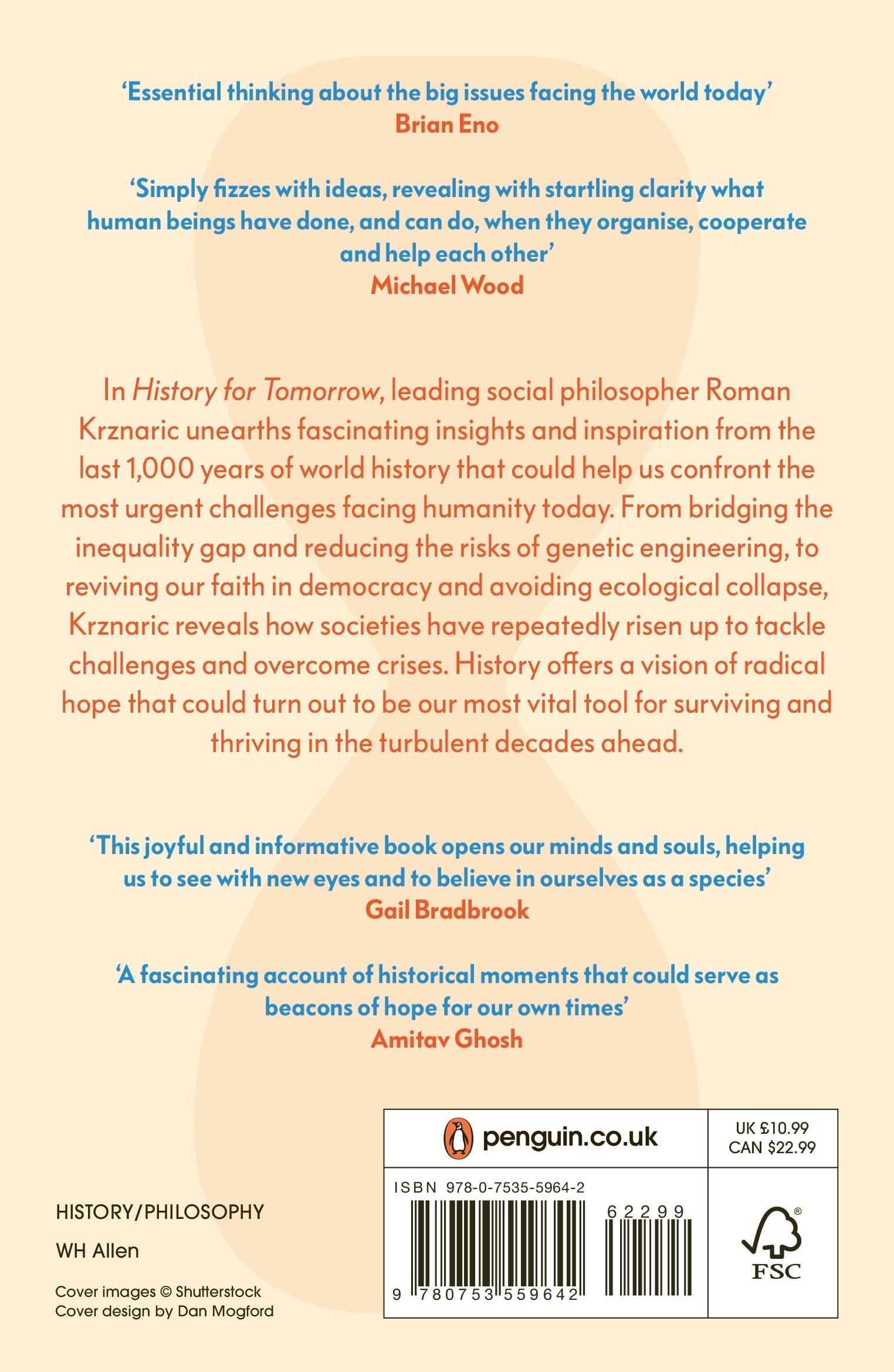 Rückseitencover History for Tomorrow