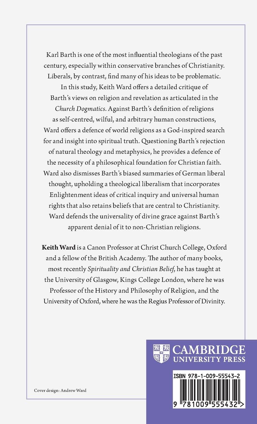 Rückseitencover Karl Barth on Religion