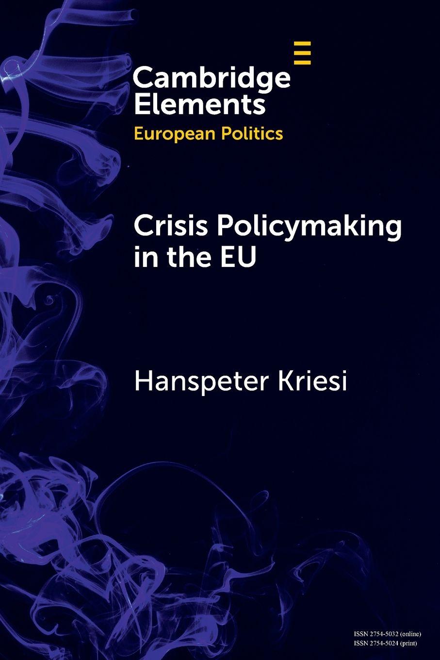 Vorderes Coverbild Crisis Policymaking in the EU