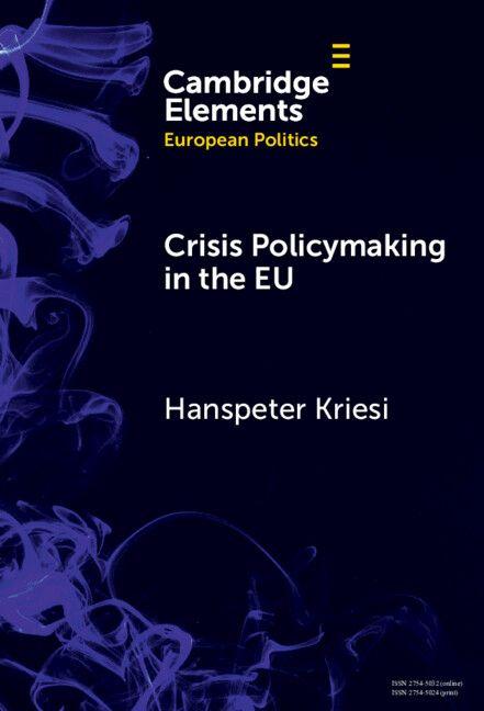 Vorderes Coverbild Crisis Policymaking in the EU
