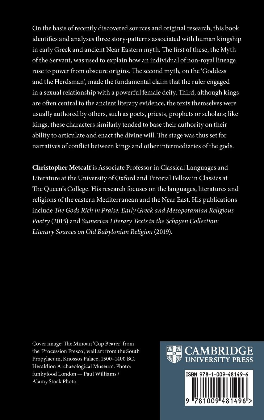 Rückseitencover Three Myths of Kingship in Early Greece and the Ancient Near East