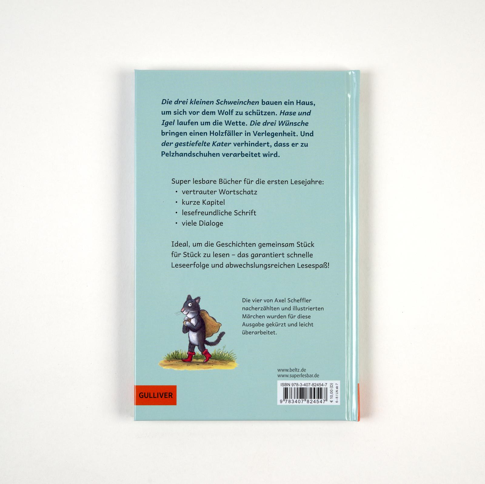 Rückseitencover Gemeinsam durch die ersten Lesejahre. Tierisch gute Märchen