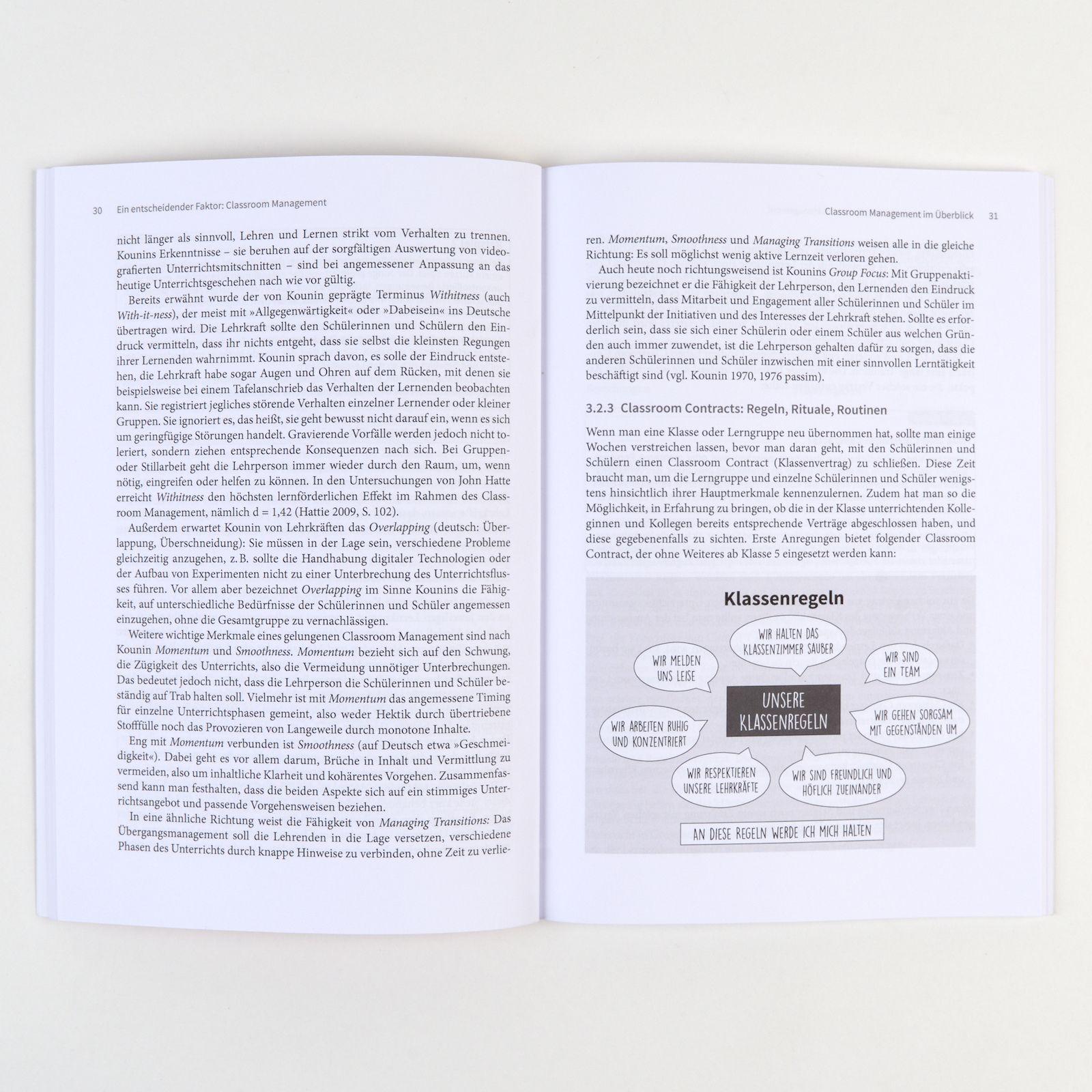 Beispielinhalt (Bild) Unterrichtsstörungen konstruktiv begegnen