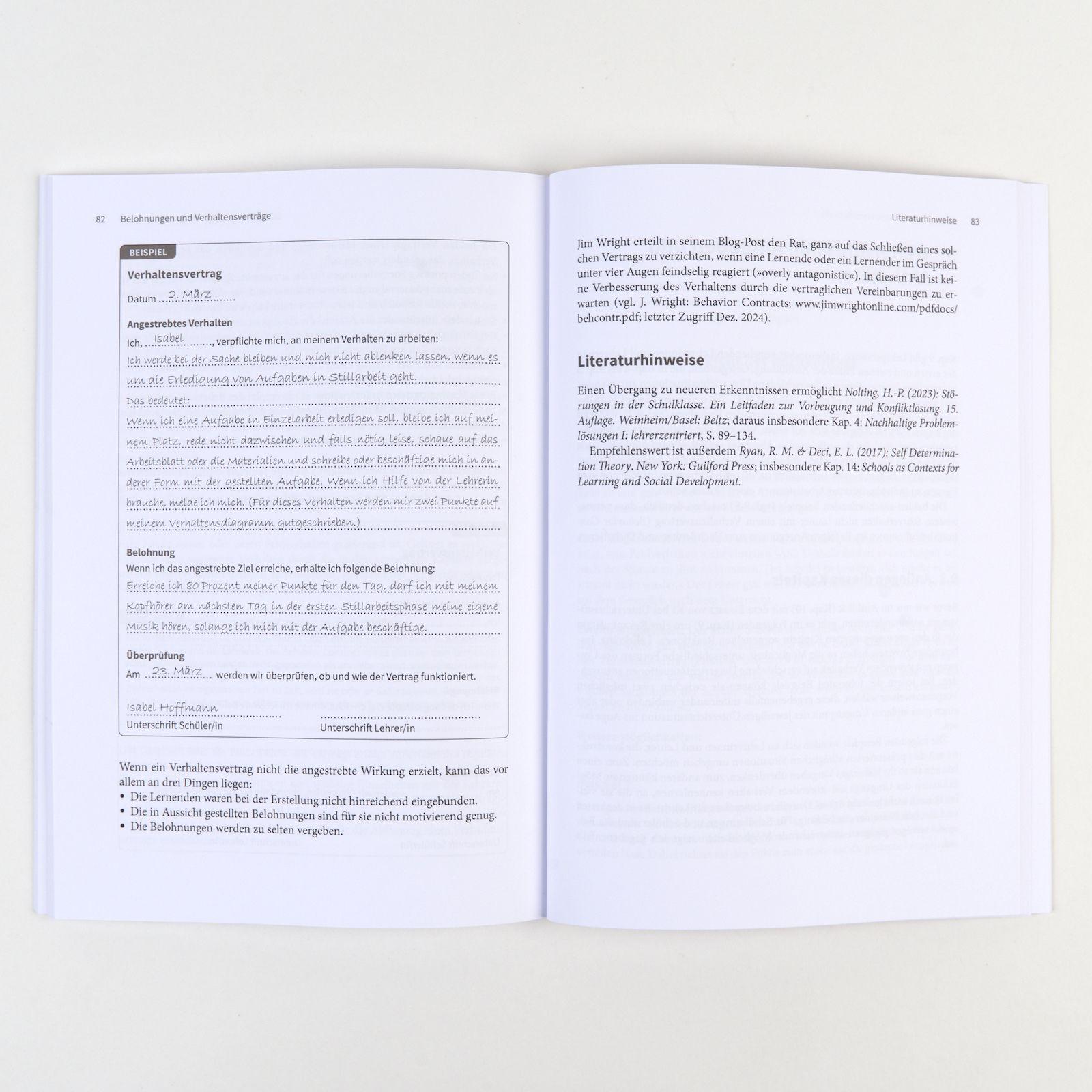 Beispielinhalt (Bild) Unterrichtsstörungen konstruktiv begegnen