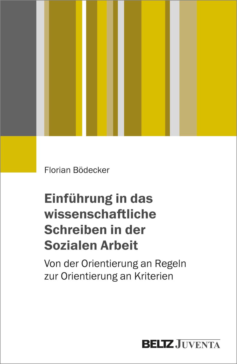 Vorderes Coverbild Einführung in das wissenschaftliche Schreiben in der Sozialen Arbeit
