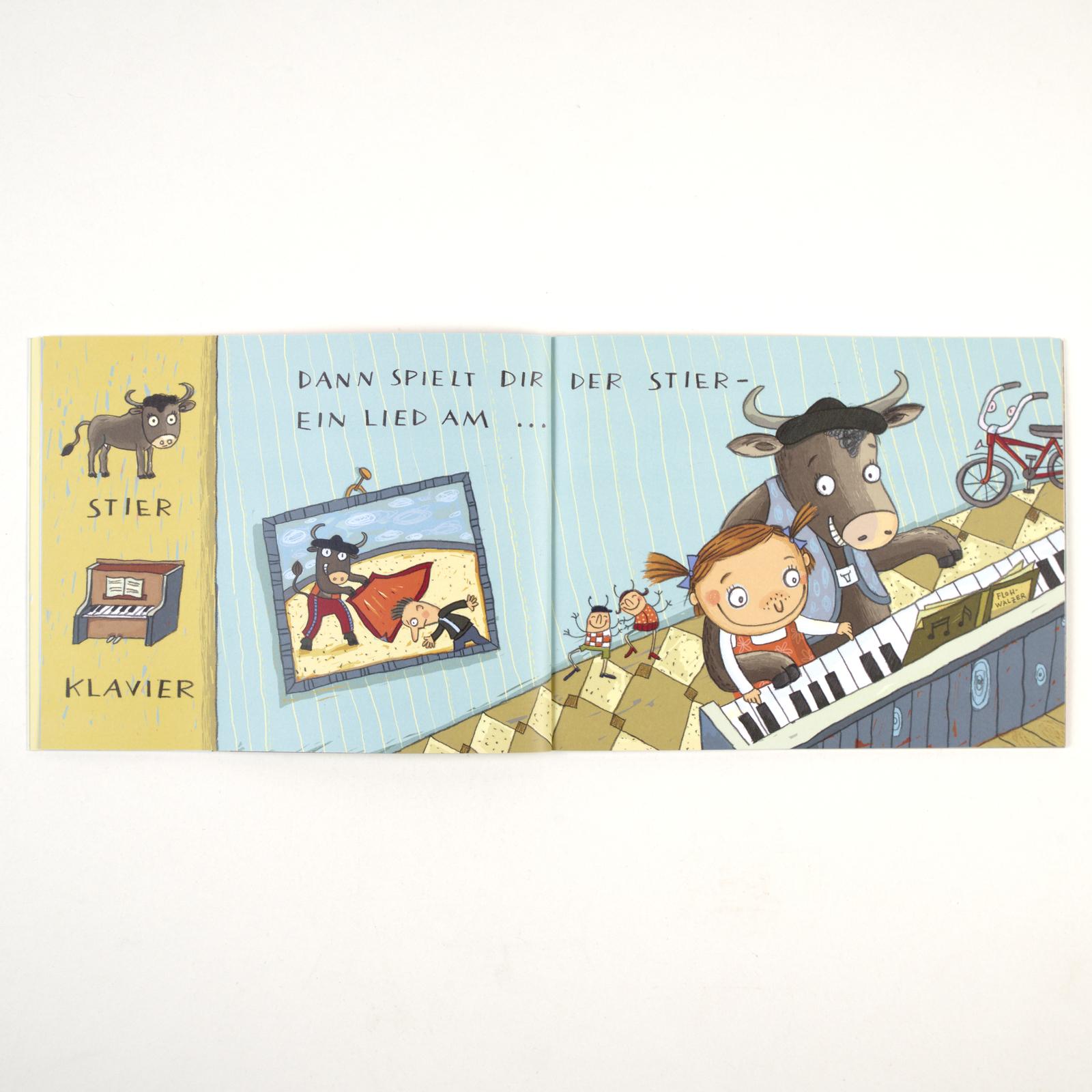 Beispielinhalt (Bild) Reim dich nett ins Bett