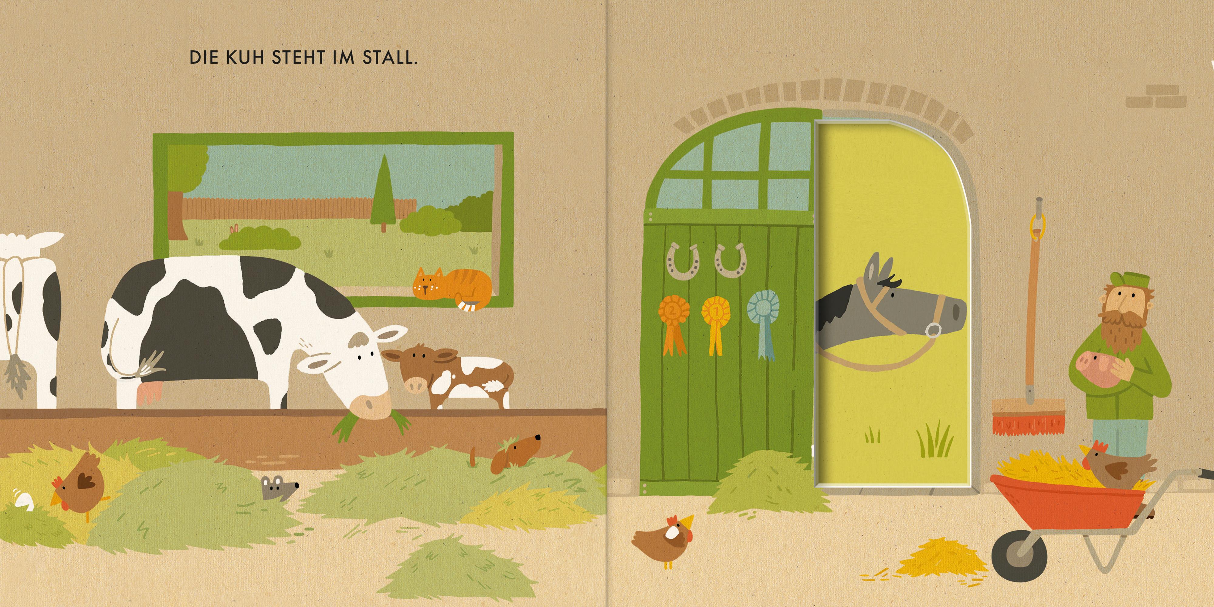 Beispielinhalt (Bild) Entdecke Tiere auf dem Bauernhof