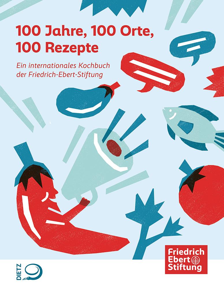 Vorderes Coverbild 100 Jahre, 100 Orte, 100 Rezepte