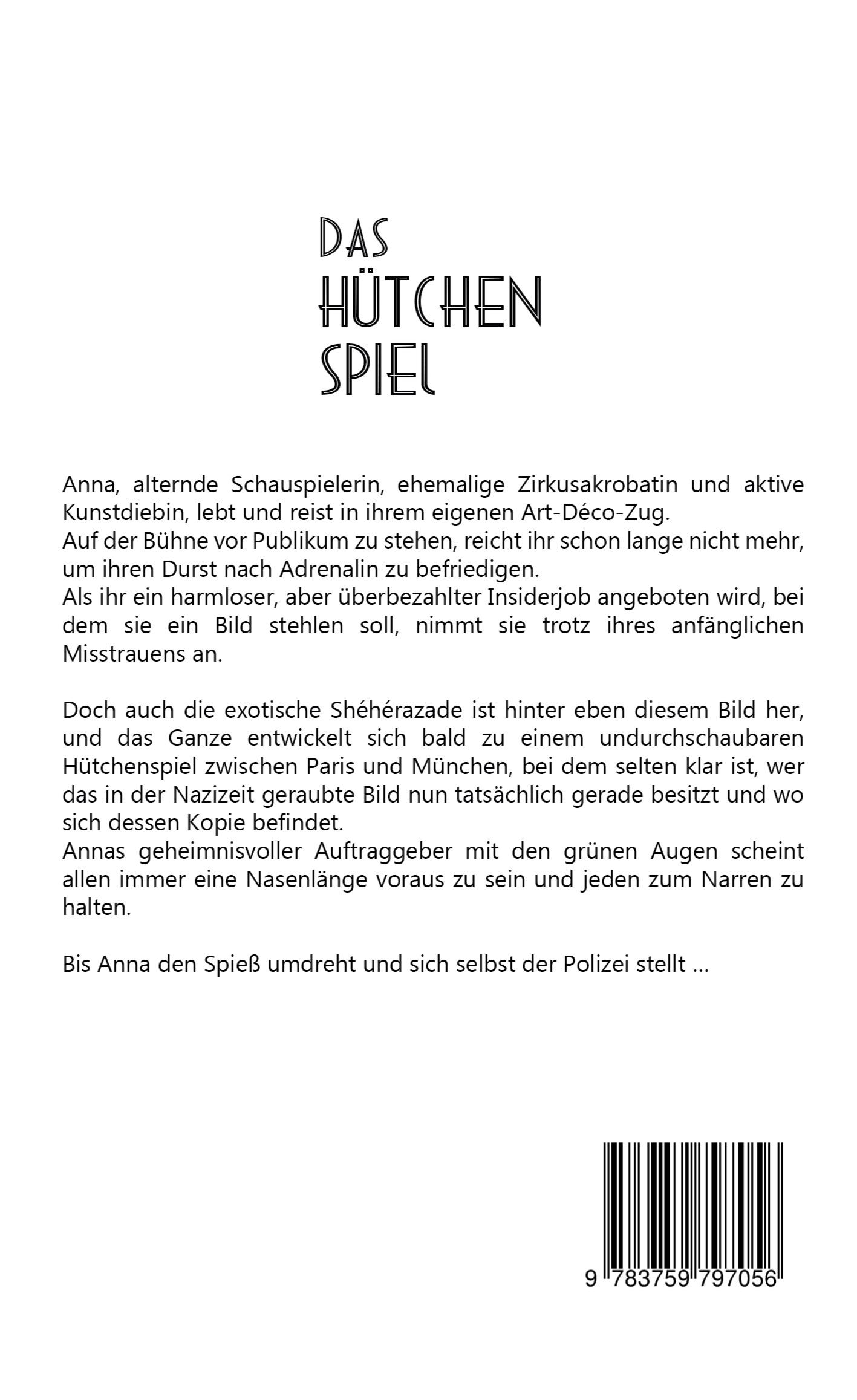 Rückseitencover Das Hütchenspiel