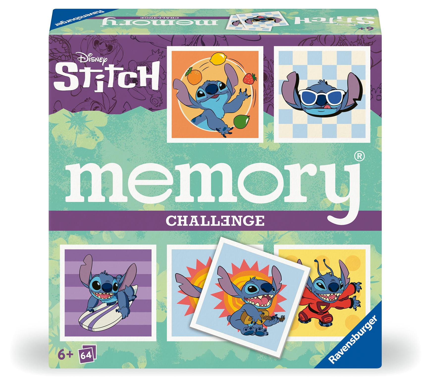 Vorderes Coverbild Challenge memory® Disney Stitch - Kinderspiel ab 6 Jahre