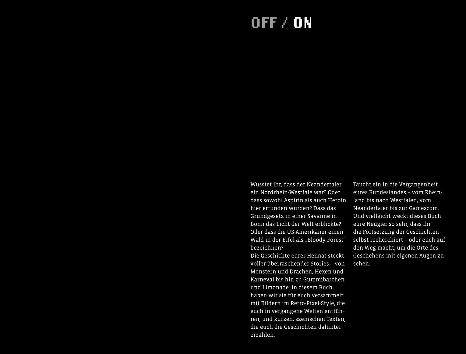 Beispielinhalt (Bild) Vom Neandertal zur Gamescom. 33 Short Stories aus NRW