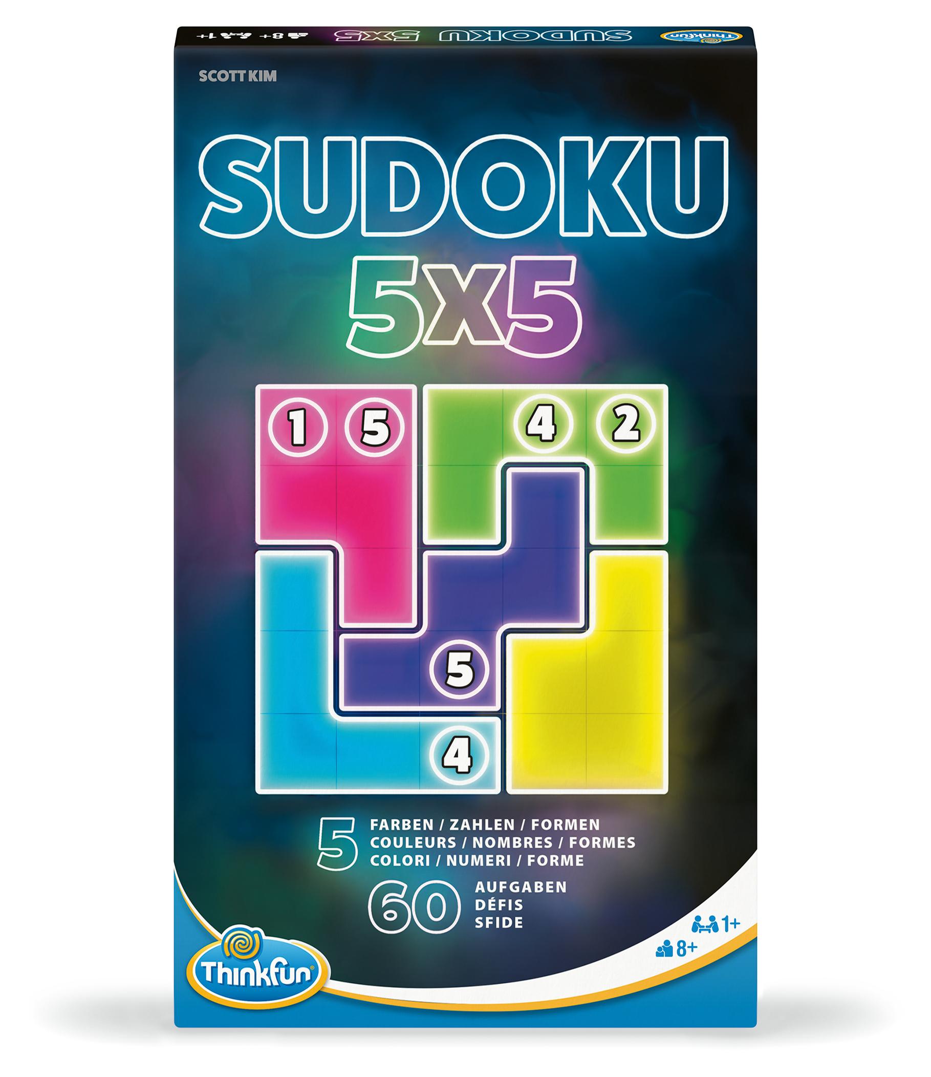Vorderes Coverbild ThinkFun Sudoku 5x5 - Logikspiel ab 8 Jahre