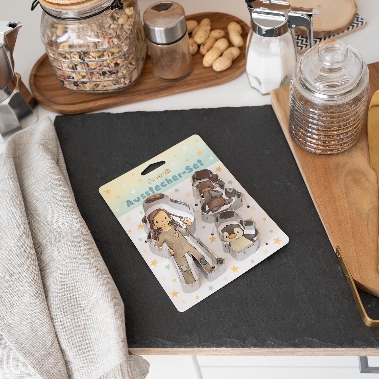 Beispielinhalt (Bild) Ausstecher Set Motiv 'Anouk'