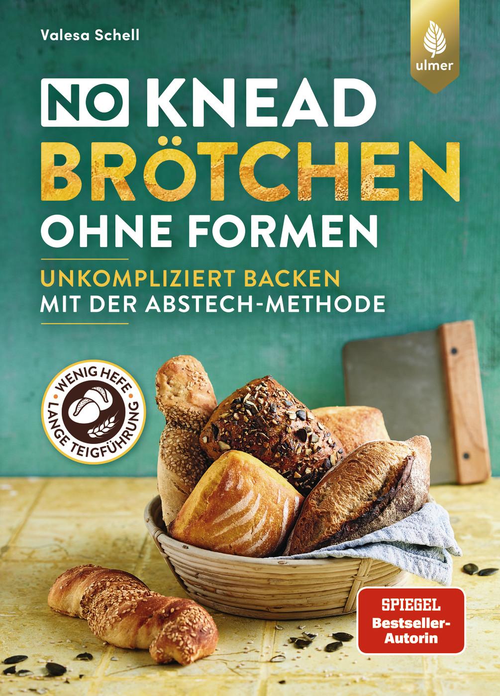 Vorderes Coverbild No-Knead-Brötchen ohne Formen