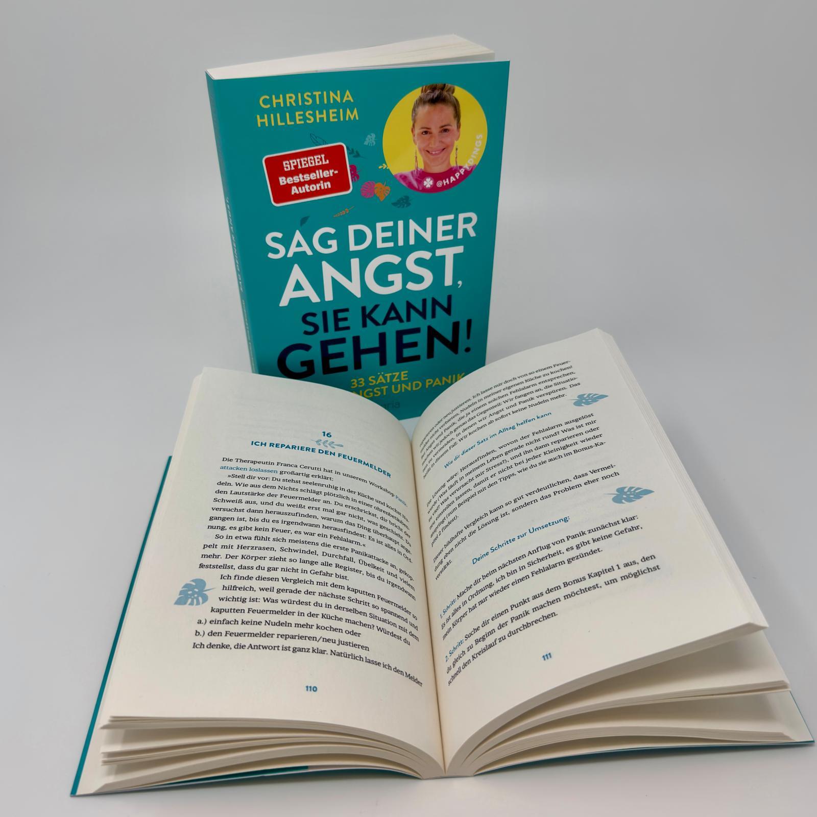 Beispielinhalt (Bild) Sag deiner Angst, sie kann gehen!