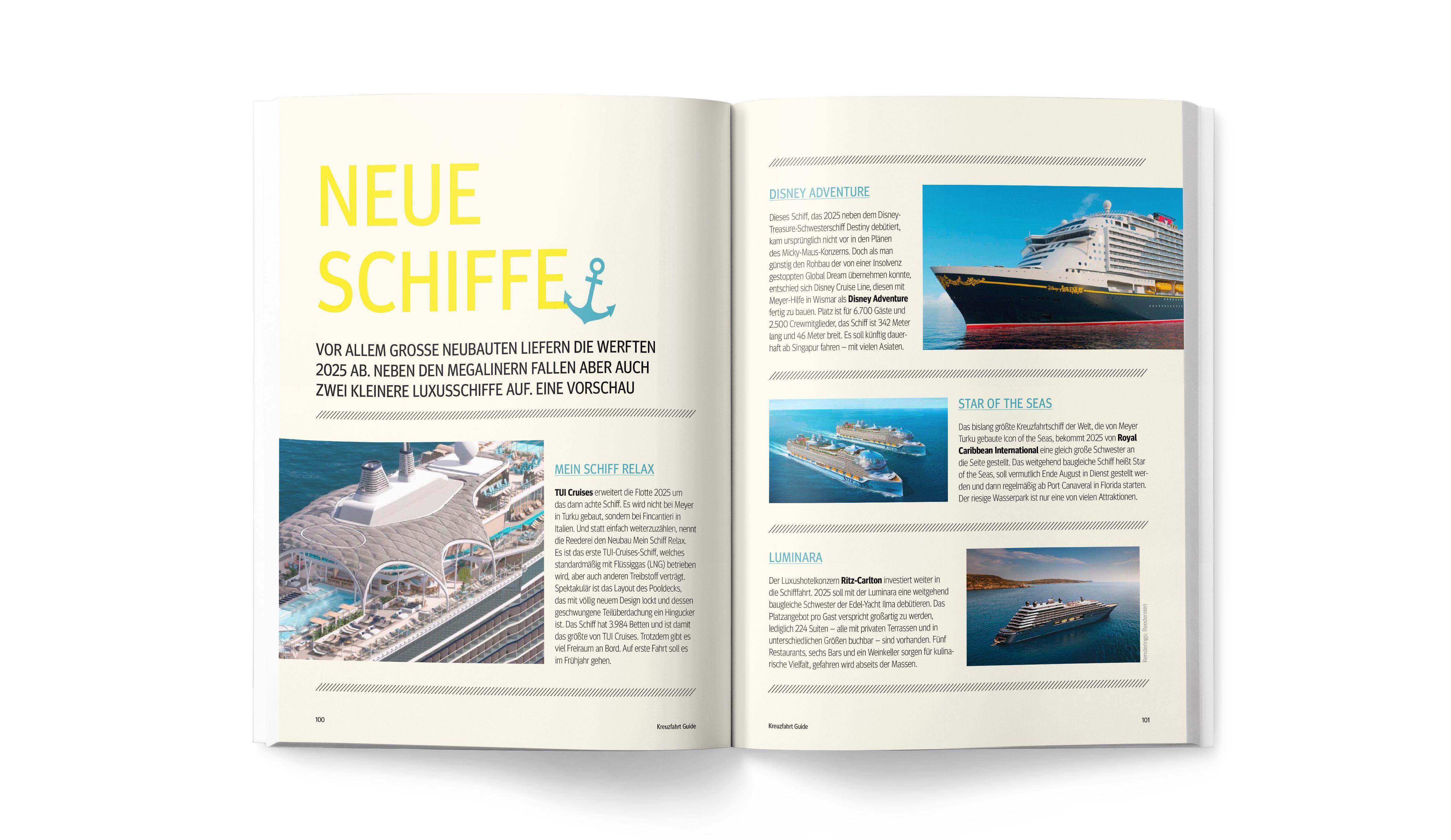 Beispielinhalt (Bild) Kreuzfahrt Guide 2025