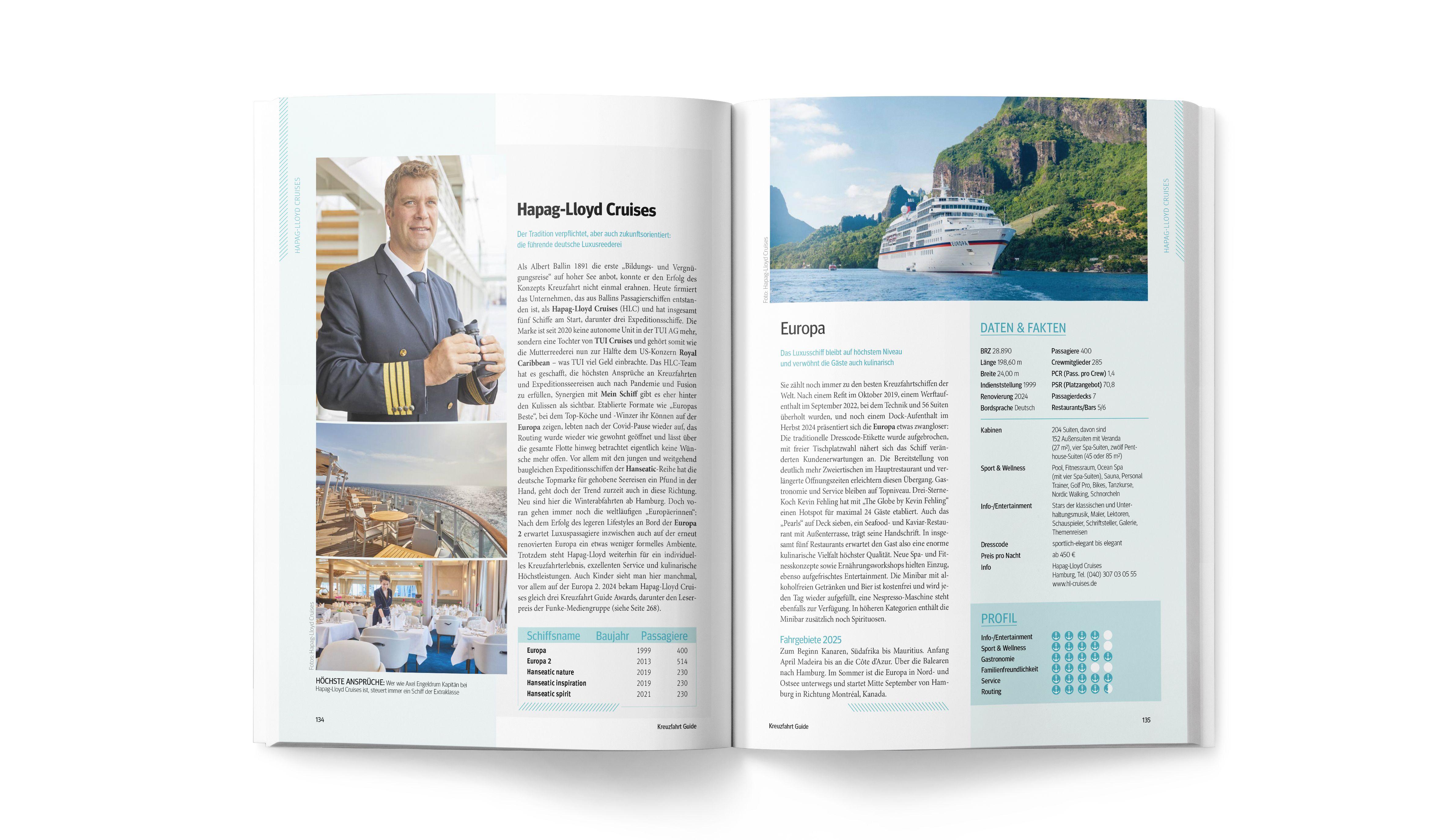 Beispielinhalt (Bild) Kreuzfahrt Guide 2025