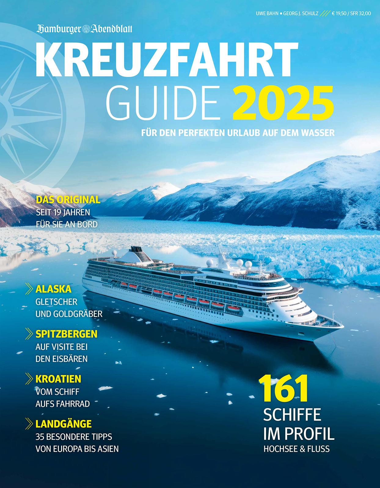 Vorderes Coverbild Kreuzfahrt Guide 2025