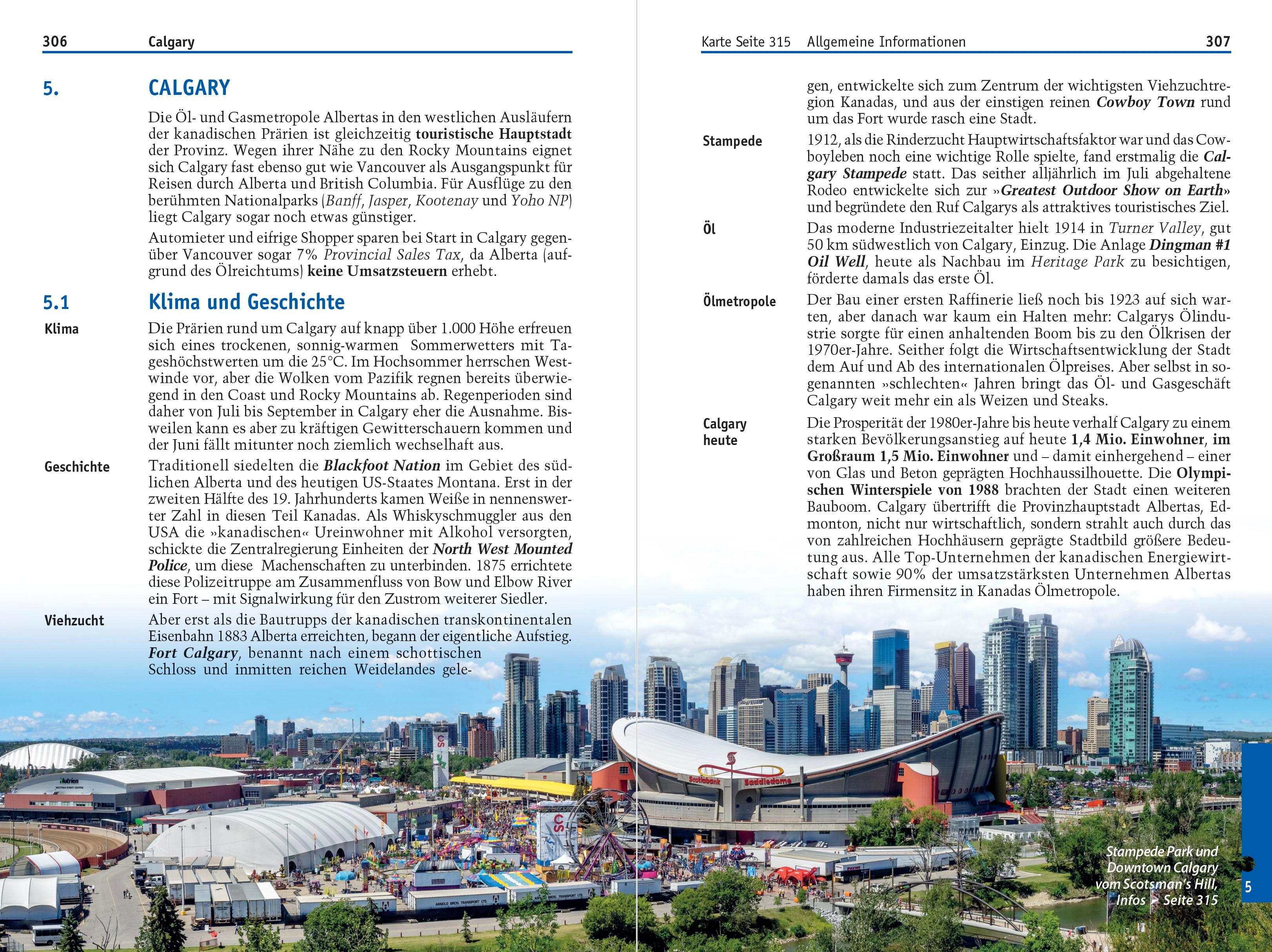 Beispielinhalt (Bild) Reise Know-How Reiseführer Kanada Westen mit Alaska