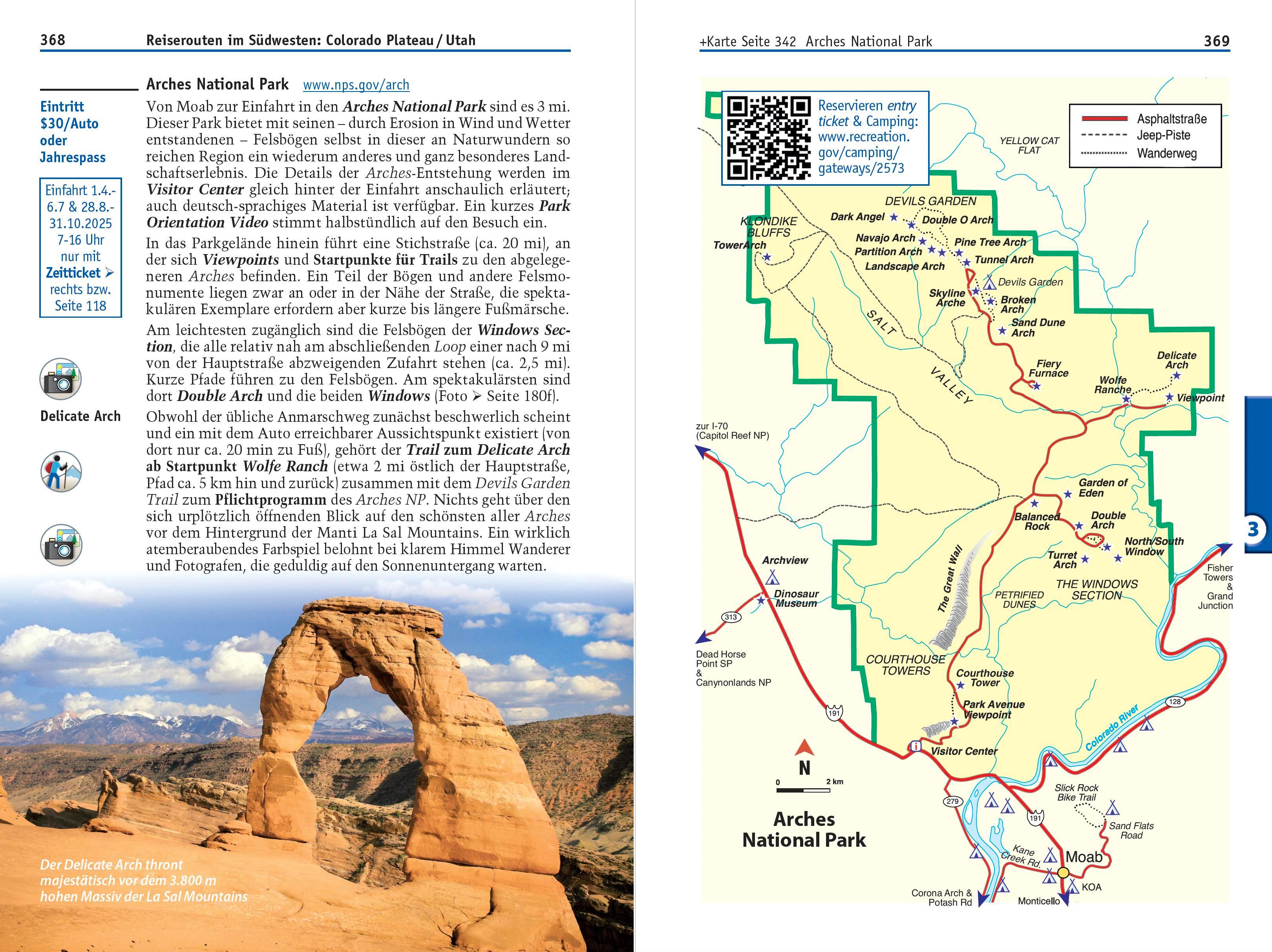 Beispielinhalt (Bild) Reise Know-How Reiseführer USA Südwesten