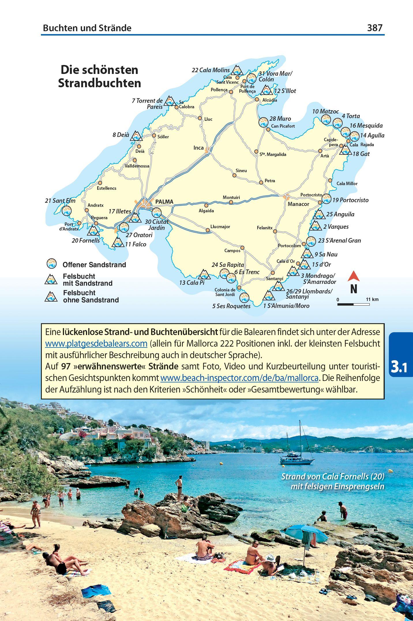 Beispielinhalt (Bild) Reise Know-How Reiseführer Mallorca