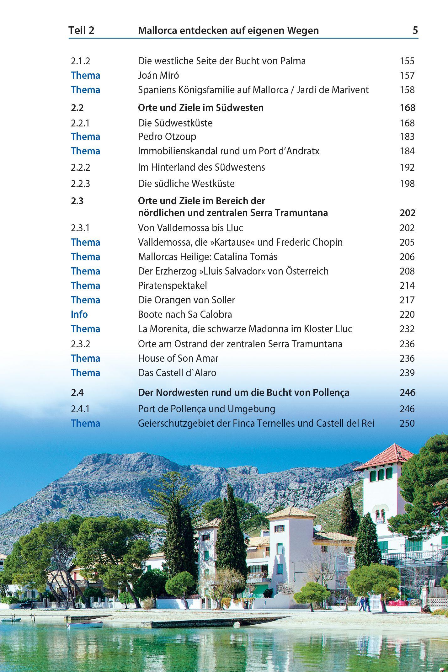 Beispielinhalt (Bild) Reise Know-How Reiseführer Mallorca