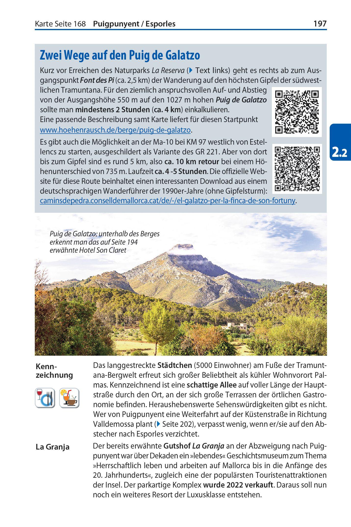 Beispielinhalt (Bild) Reise Know-How Reiseführer Mallorca