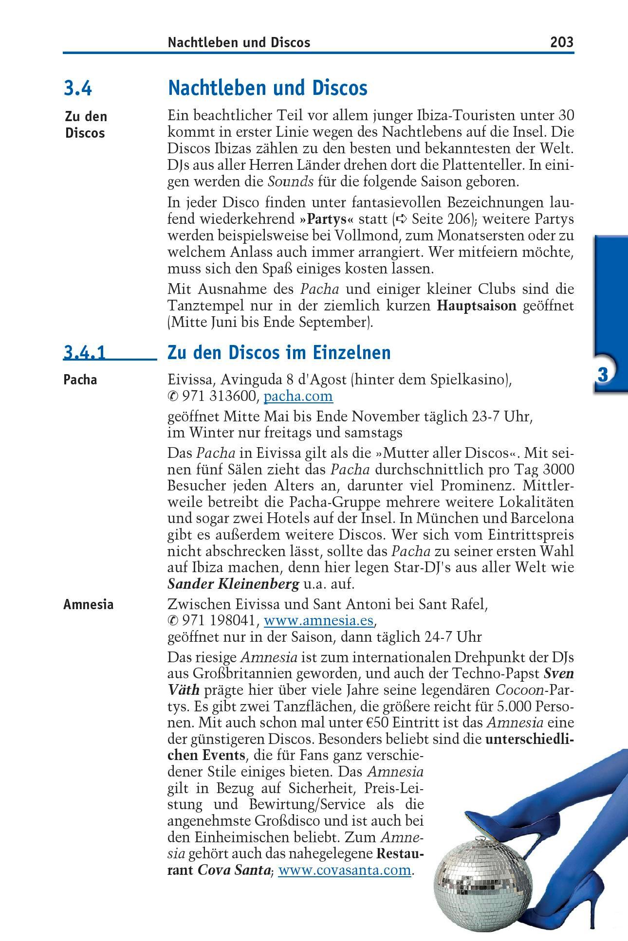 Beispielinhalt (Bild) Reise Know-How Reiseführer Ibiza mit Formentera