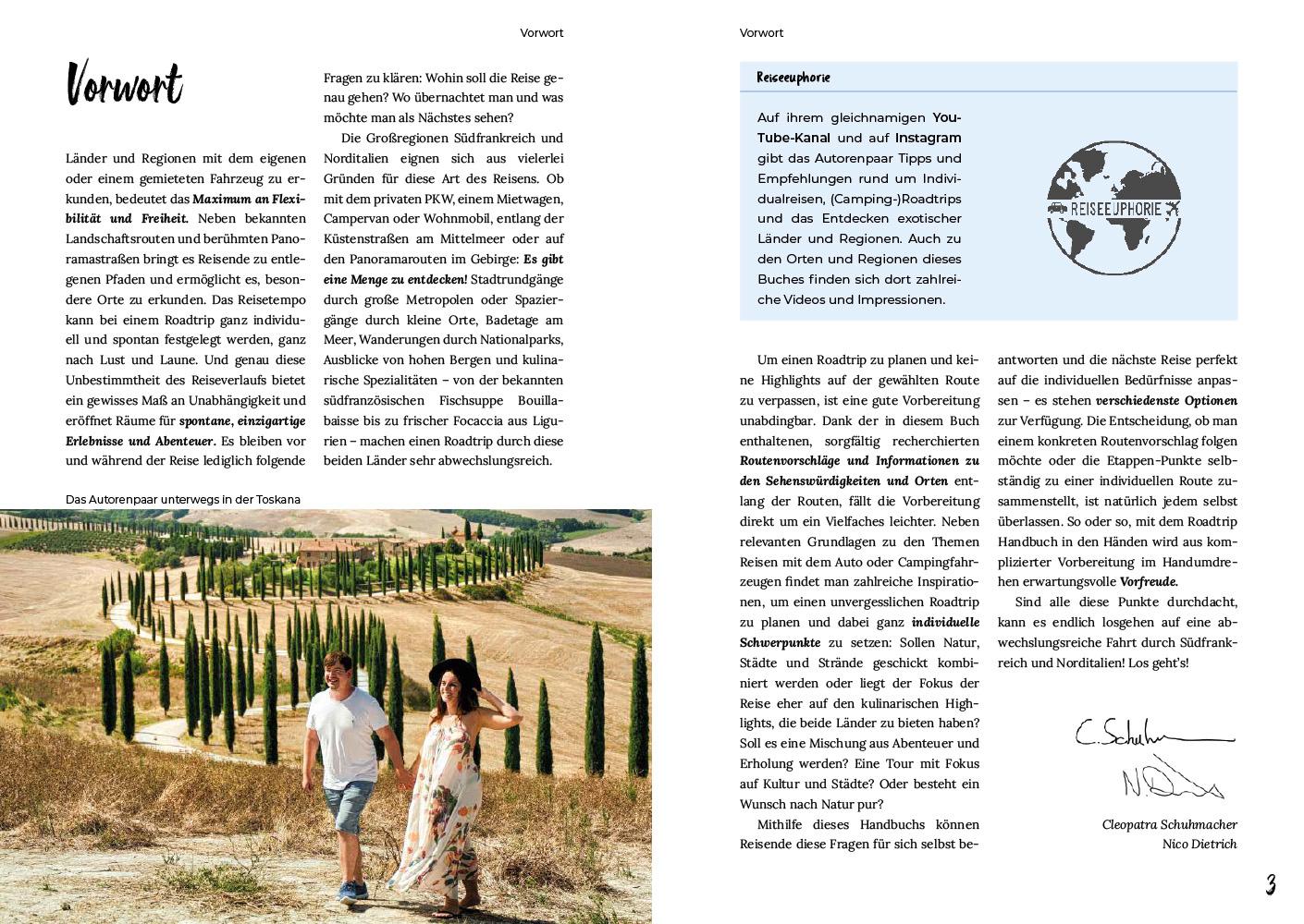 Beispielinhalt (Bild) Reise Know-How Roadtrip Handbuch Südfrankreich & Norditalien