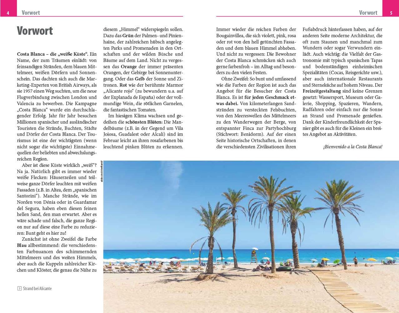 Beispielinhalt (Bild) Reise Know-How Reiseführer Costa Blanca mit Valencia