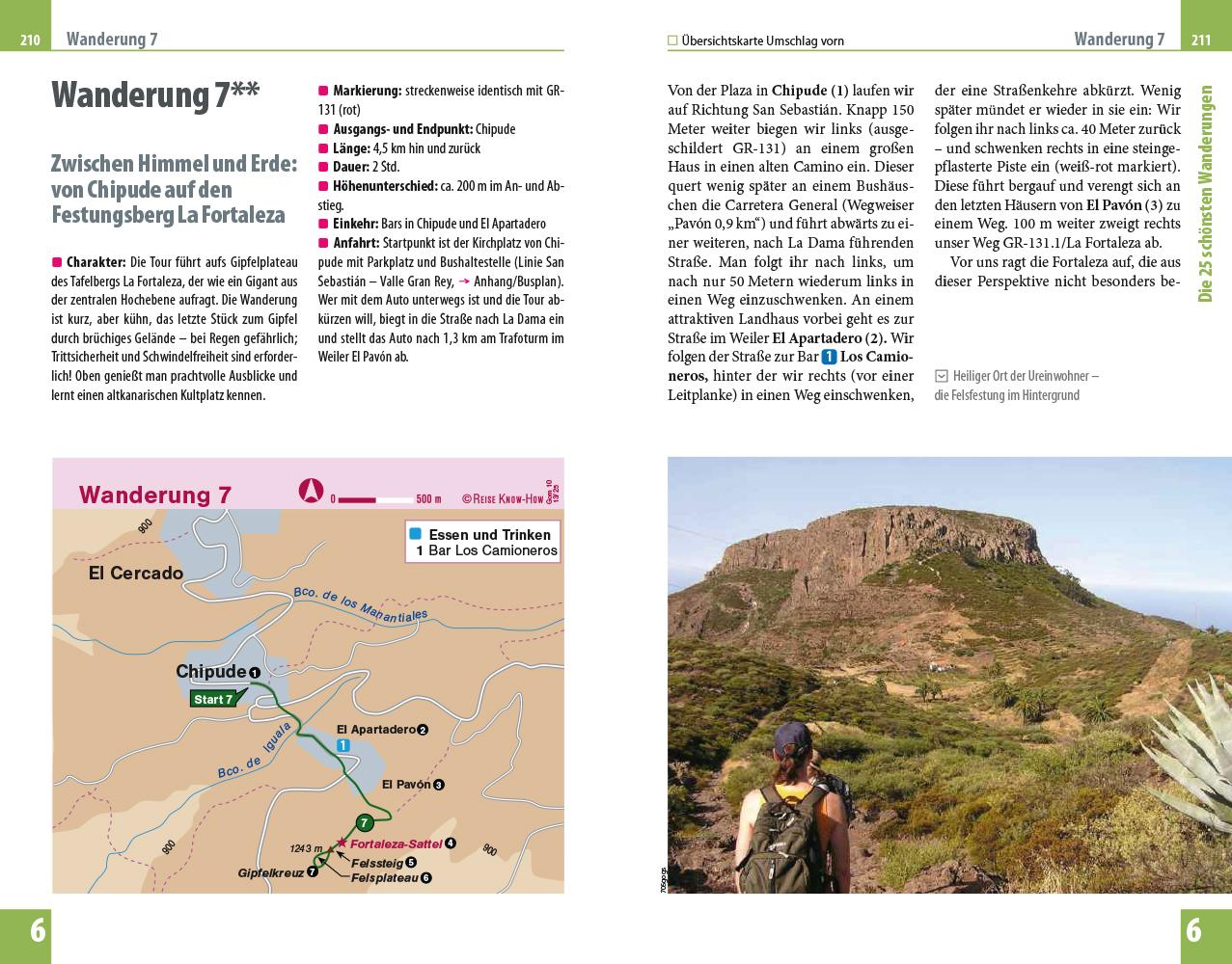 Beispielinhalt (Bild) Reise Know-How Reiseführer La Gomera