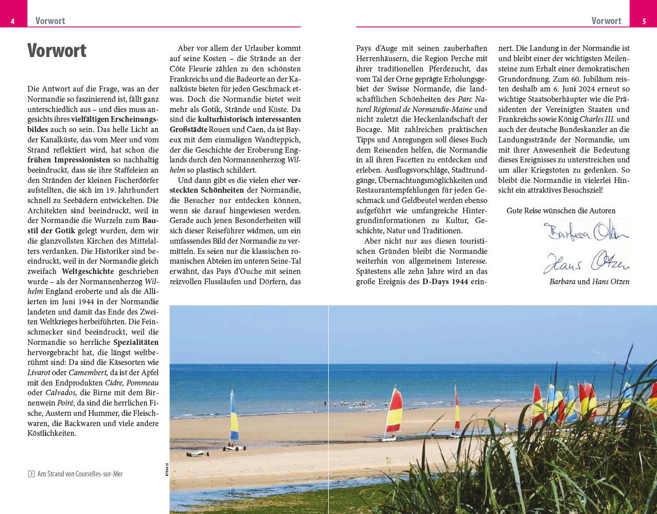 Beispielinhalt (Bild) Reise Know-How Reiseführer Normandie