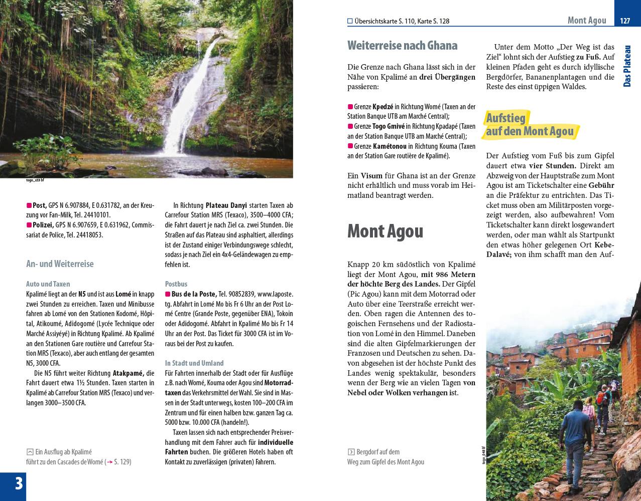 Beispielinhalt (Bild) Reise Know-How Reiseführer Togo