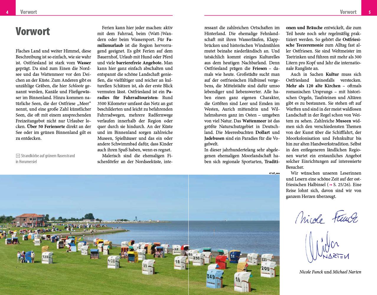 Beispielinhalt (Bild) Reise Know-How Reiseführer Ostfriesland