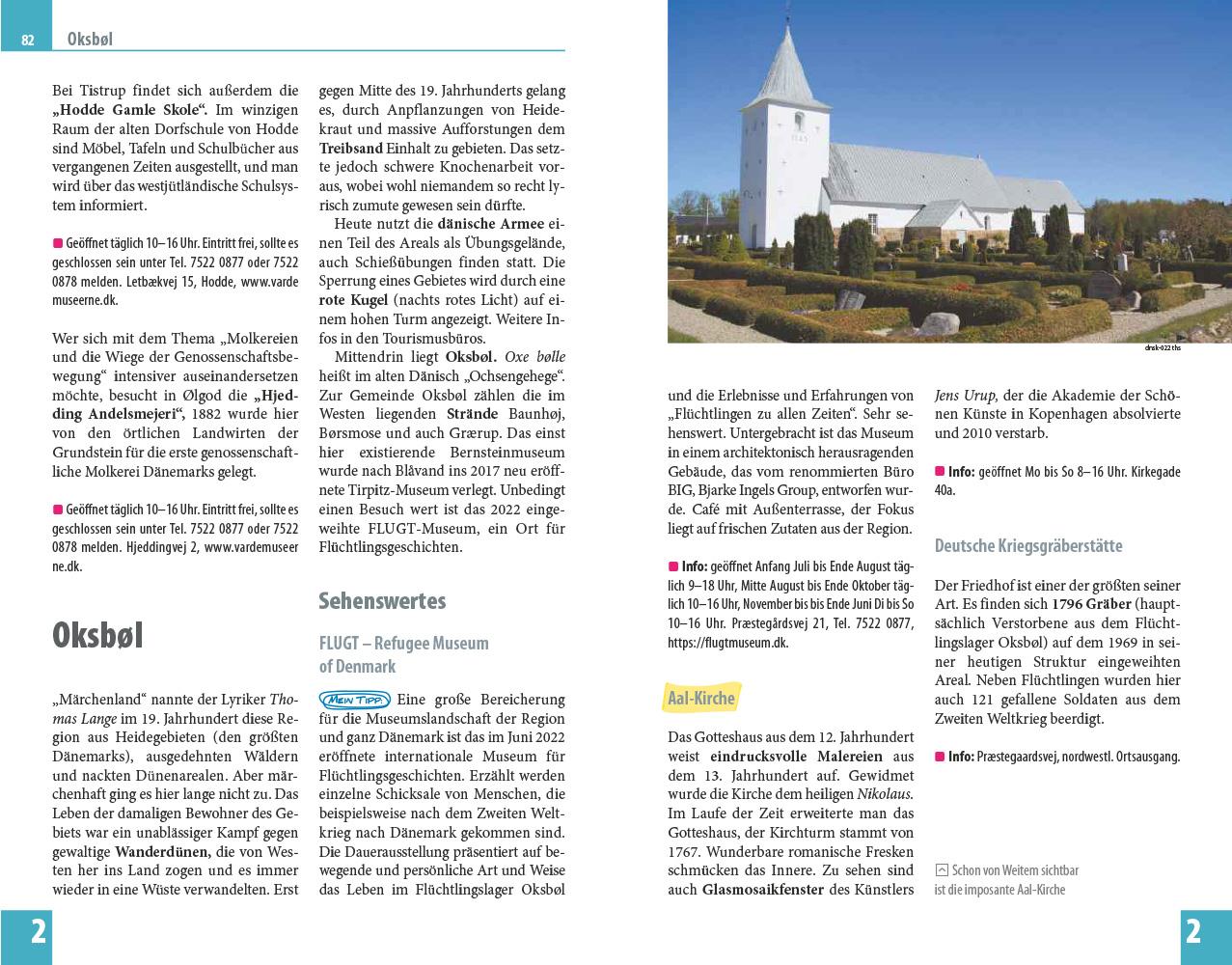 Beispielinhalt (Bild) Reise Know-How Reiseführer Dänemark - Nordseeküste