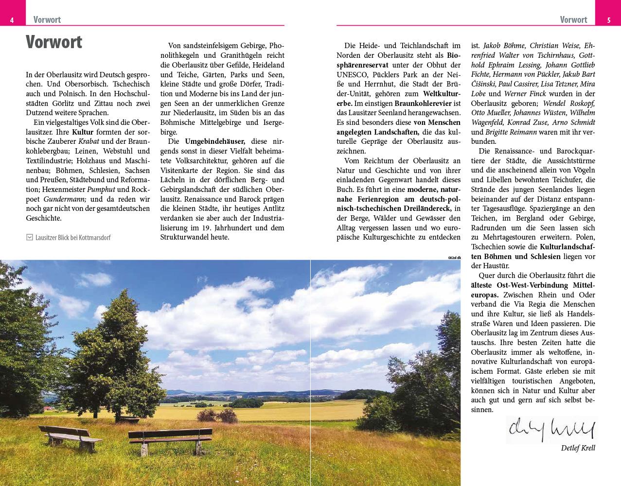 Beispielinhalt (Bild) Reise Know-How Reiseführer Oberlausitz, Lausitzer Seenland