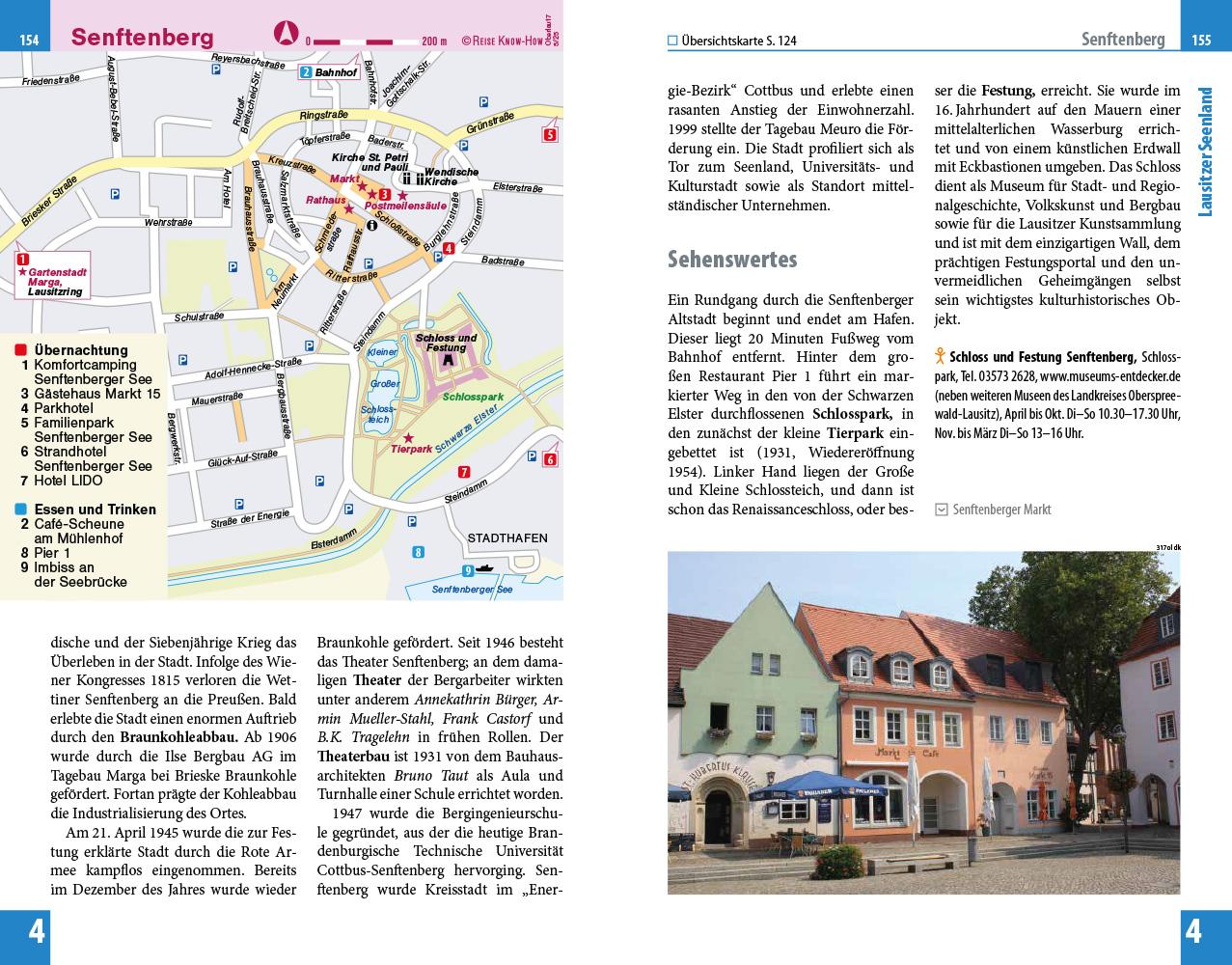 Beispielinhalt (Bild) Reise Know-How Reiseführer Oberlausitz, Lausitzer Seenland