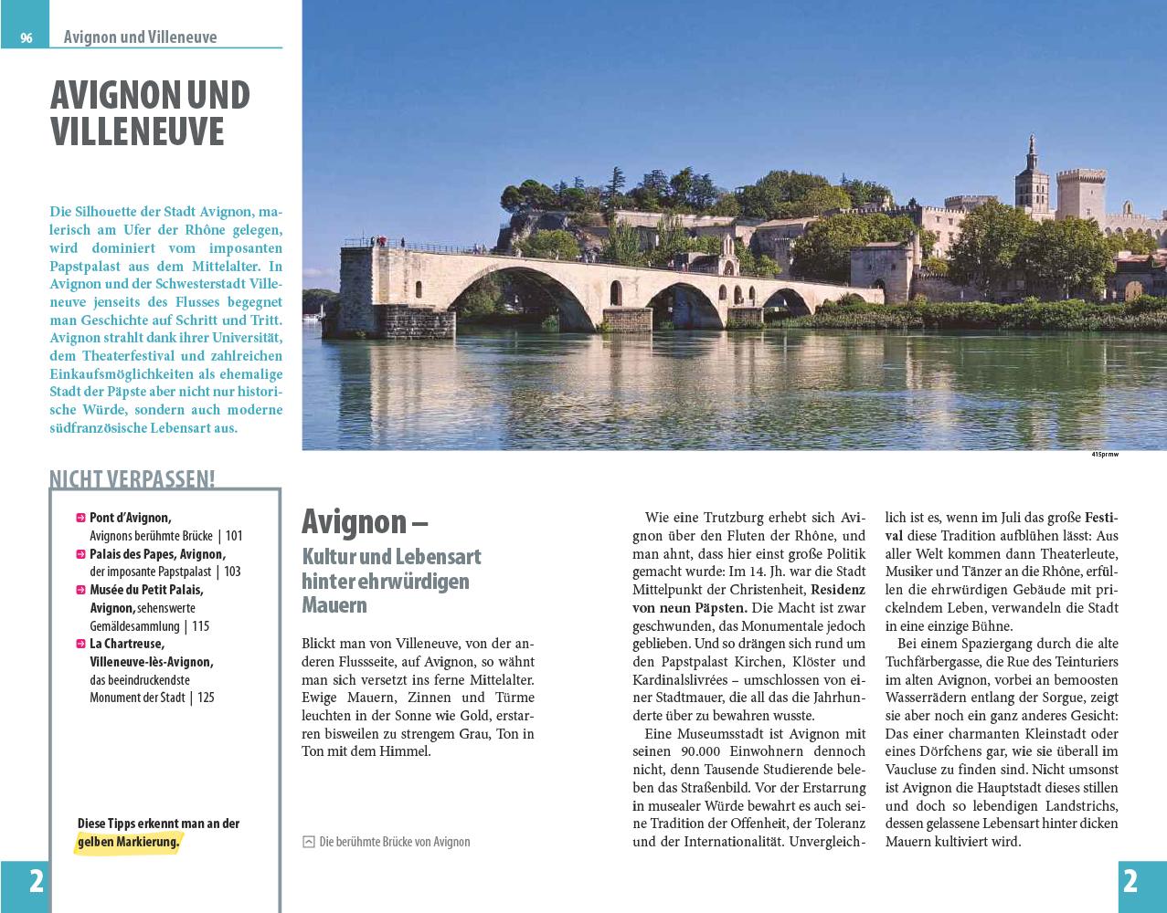 Beispielinhalt (Bild) Reise Know-How Reiseführer Provence & Côte d'Azur