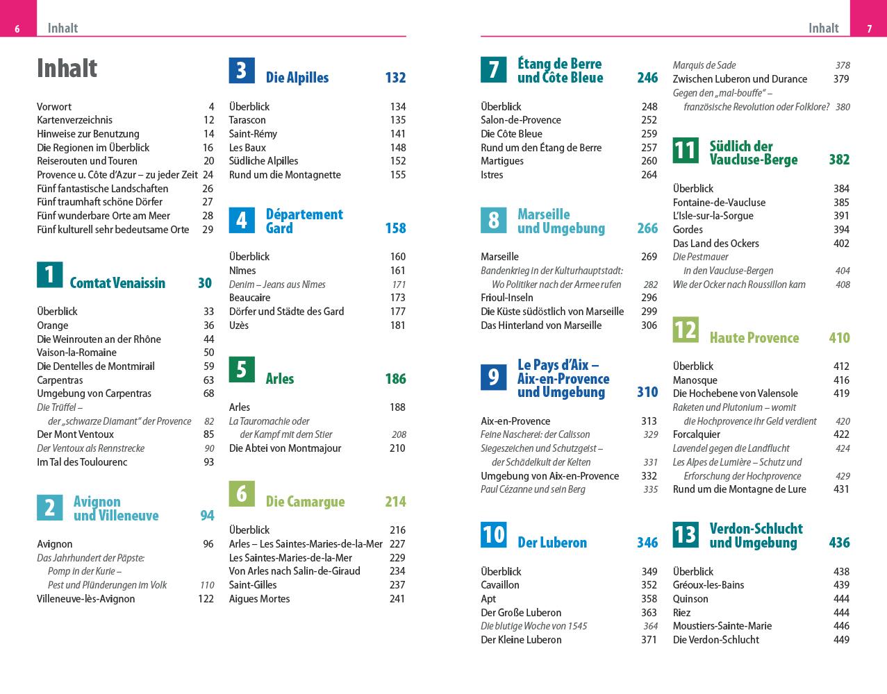 Beispielinhalt (Bild) Reise Know-How Reiseführer Provence & Côte d'Azur