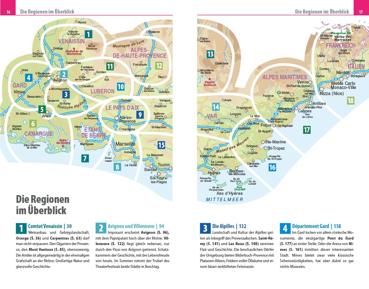 Beispielinhalt (Bild) Reise Know-How Reiseführer Provence & Côte d'Azur