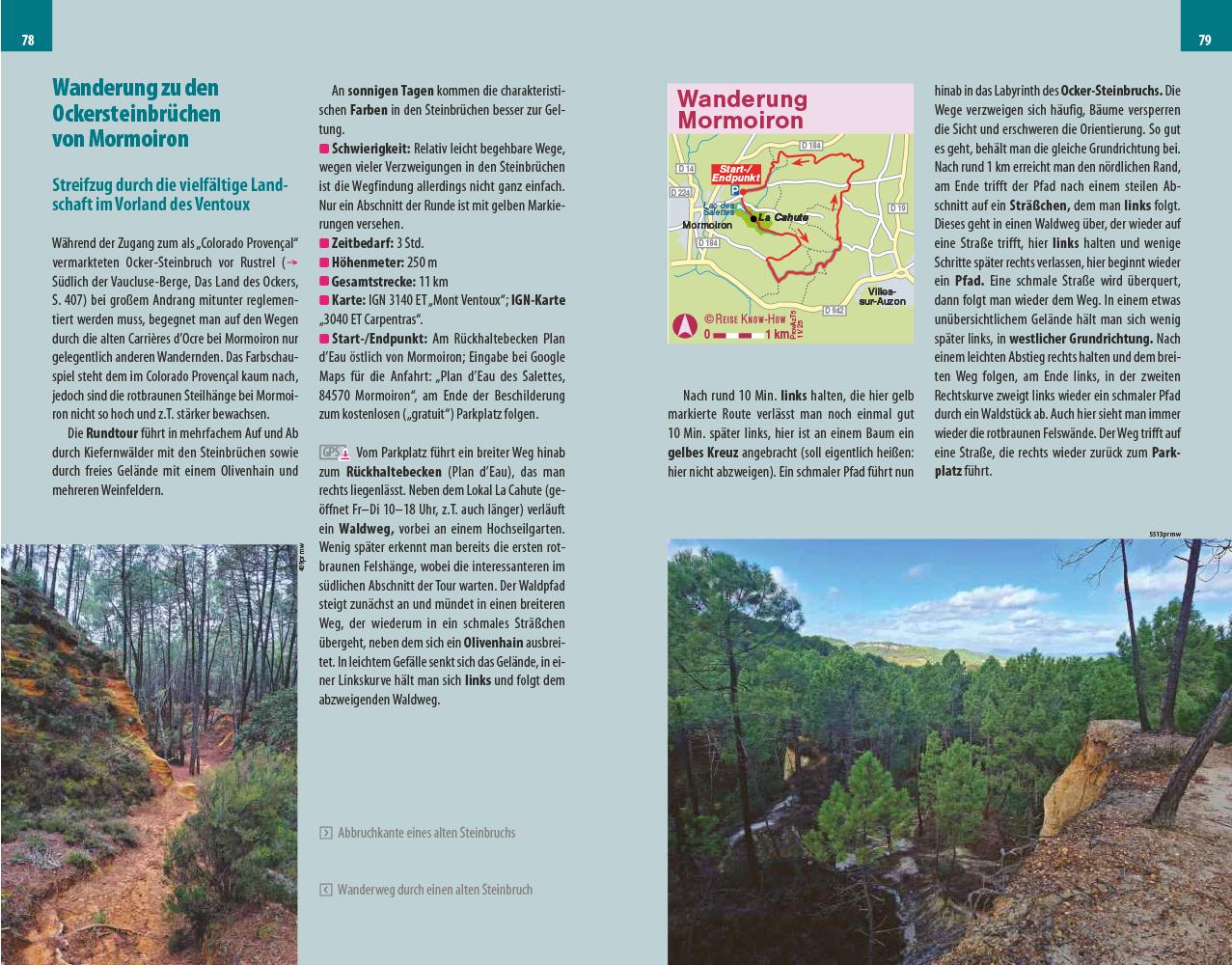 Beispielinhalt (Bild) Reise Know-How Reiseführer Provence & Côte d'Azur