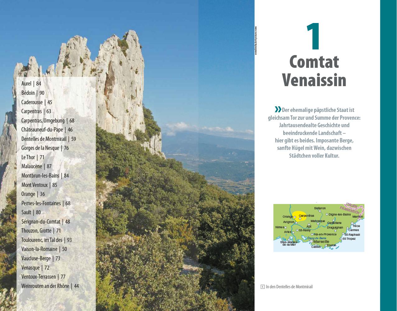 Beispielinhalt (Bild) Reise Know-How Reiseführer Provence & Côte d'Azur