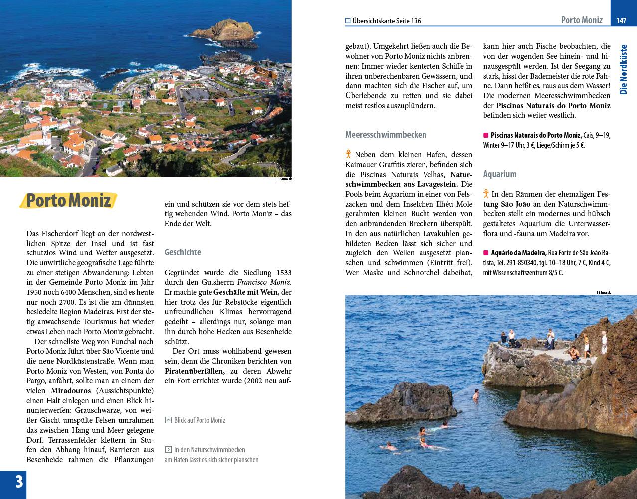 Beispielinhalt (Bild) Reise Know-How Reiseführer Madeira und Porto Santo mit 18 Wanderungen inklusive Inselfaltplan