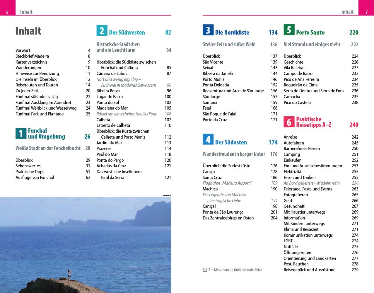 Beispielinhalt (Bild) Reise Know-How Reiseführer Madeira und Porto Santo mit 18 Wanderungen inklusive Inselfaltplan