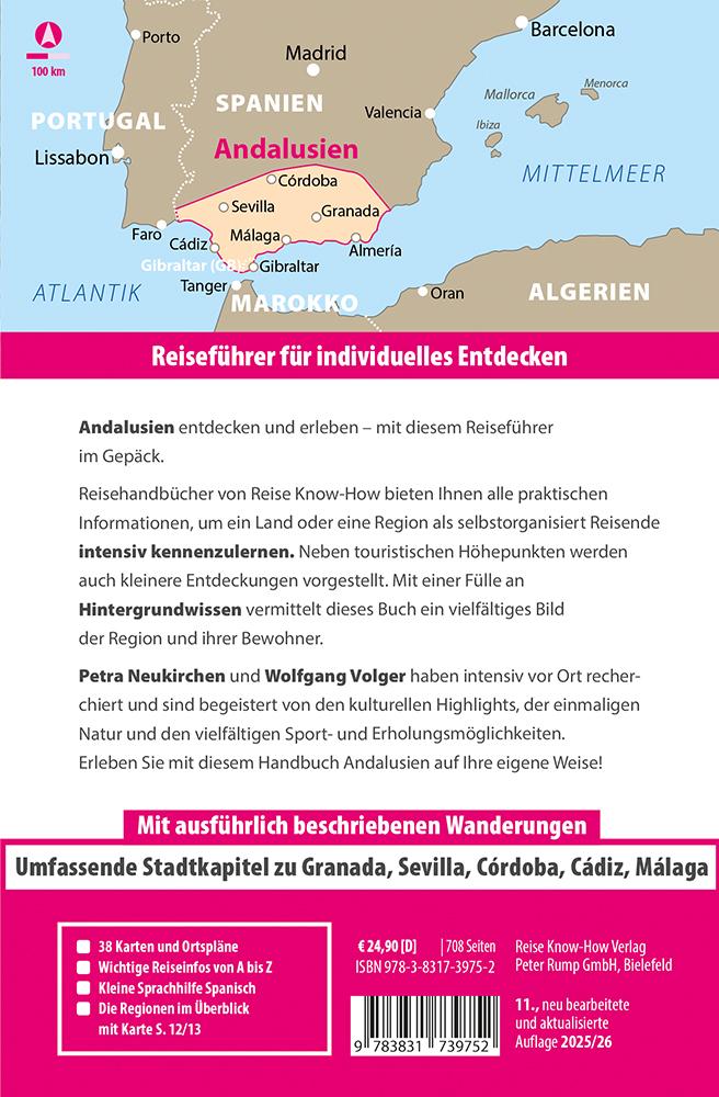 Beispielinhalt (Bild) Reise Know-How Reiseführer Andalusien