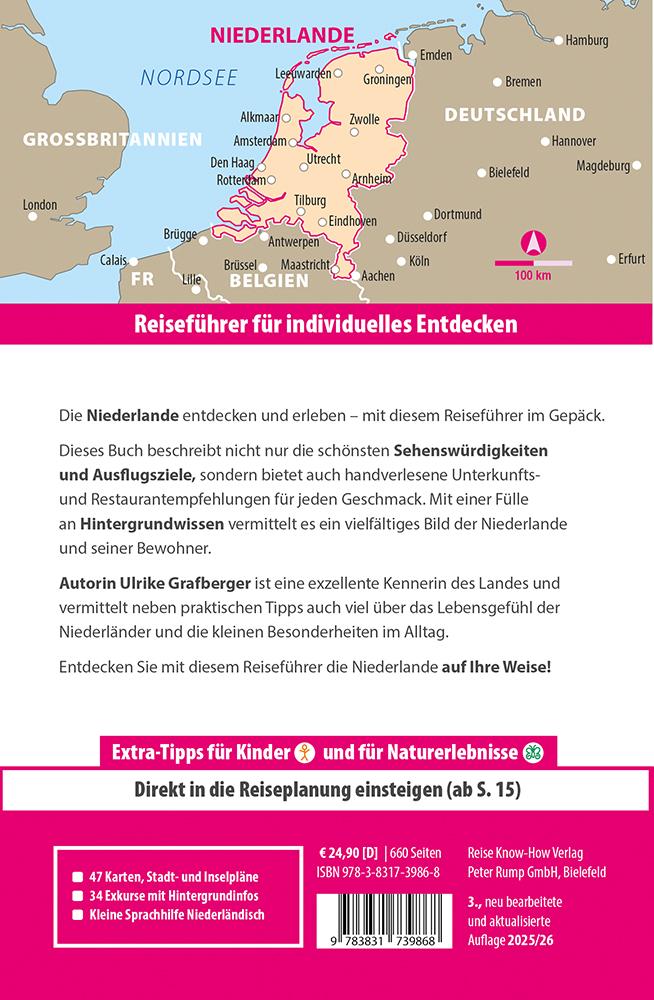 Beispielinhalt (Bild) Reise Know-How Reiseführer Niederlande