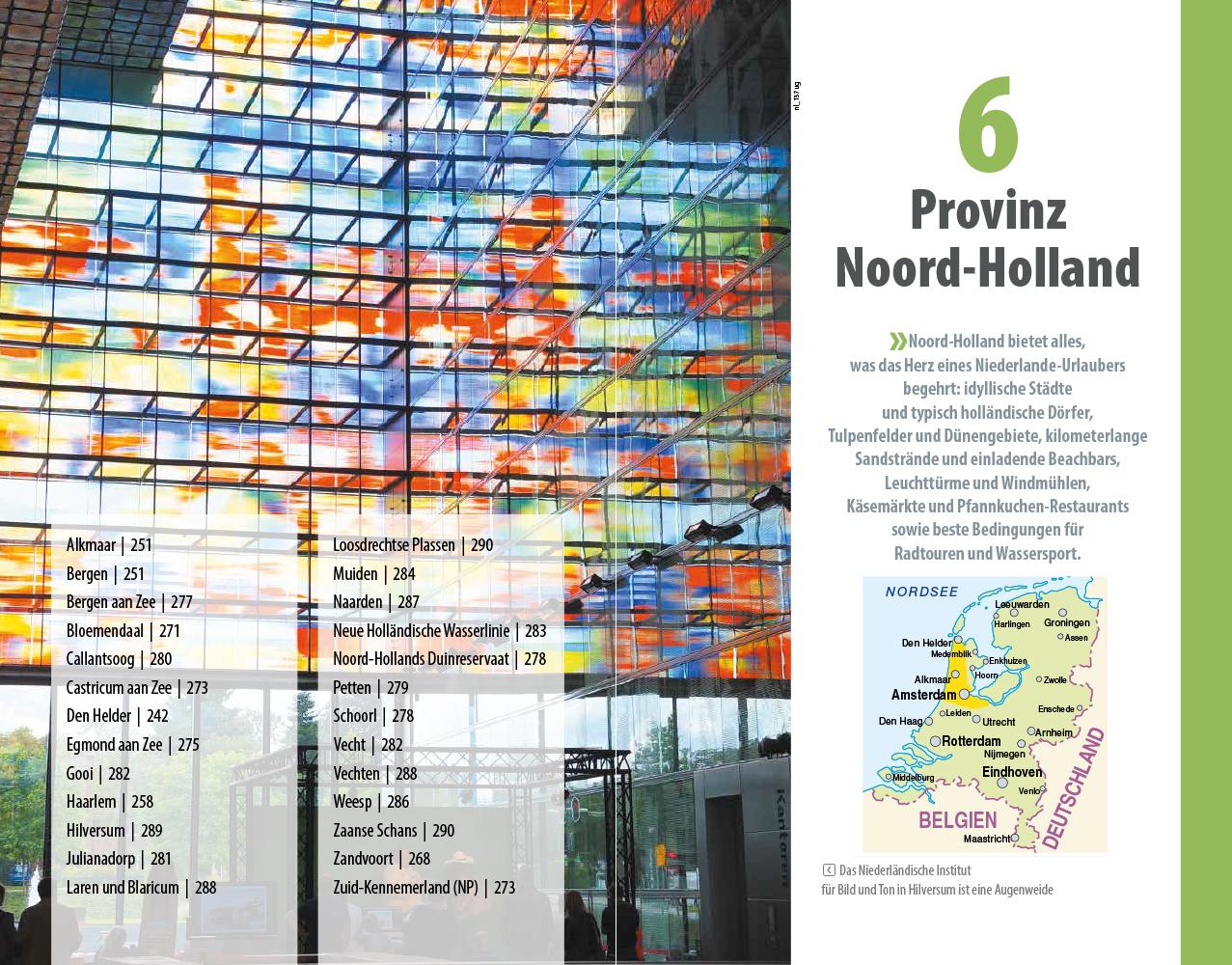 Beispielinhalt (Bild) Reise Know-How Reiseführer Niederlande