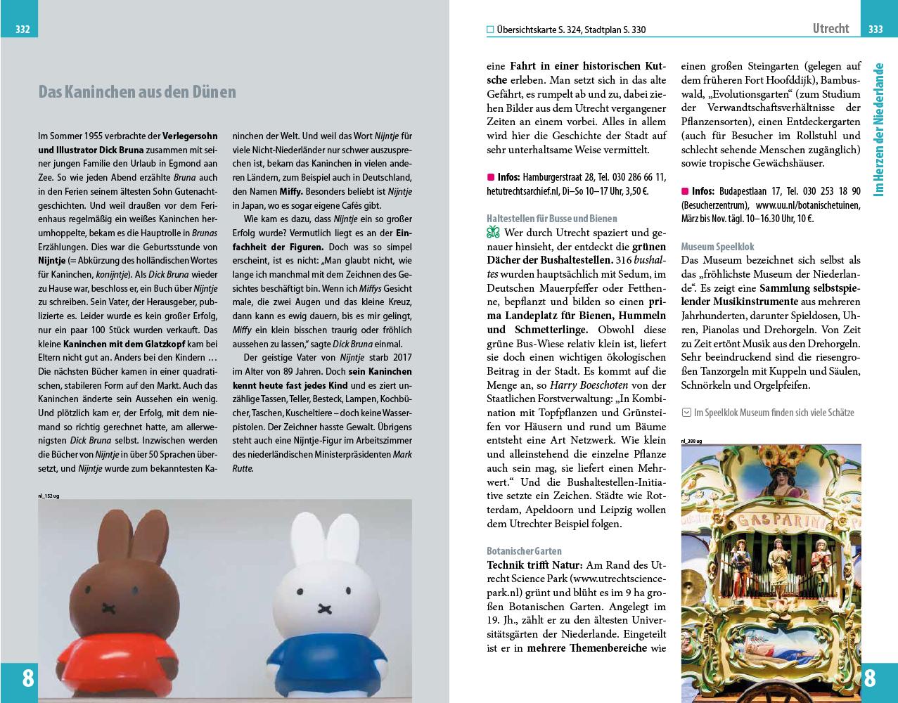 Beispielinhalt (Bild) Reise Know-How Reiseführer Niederlande